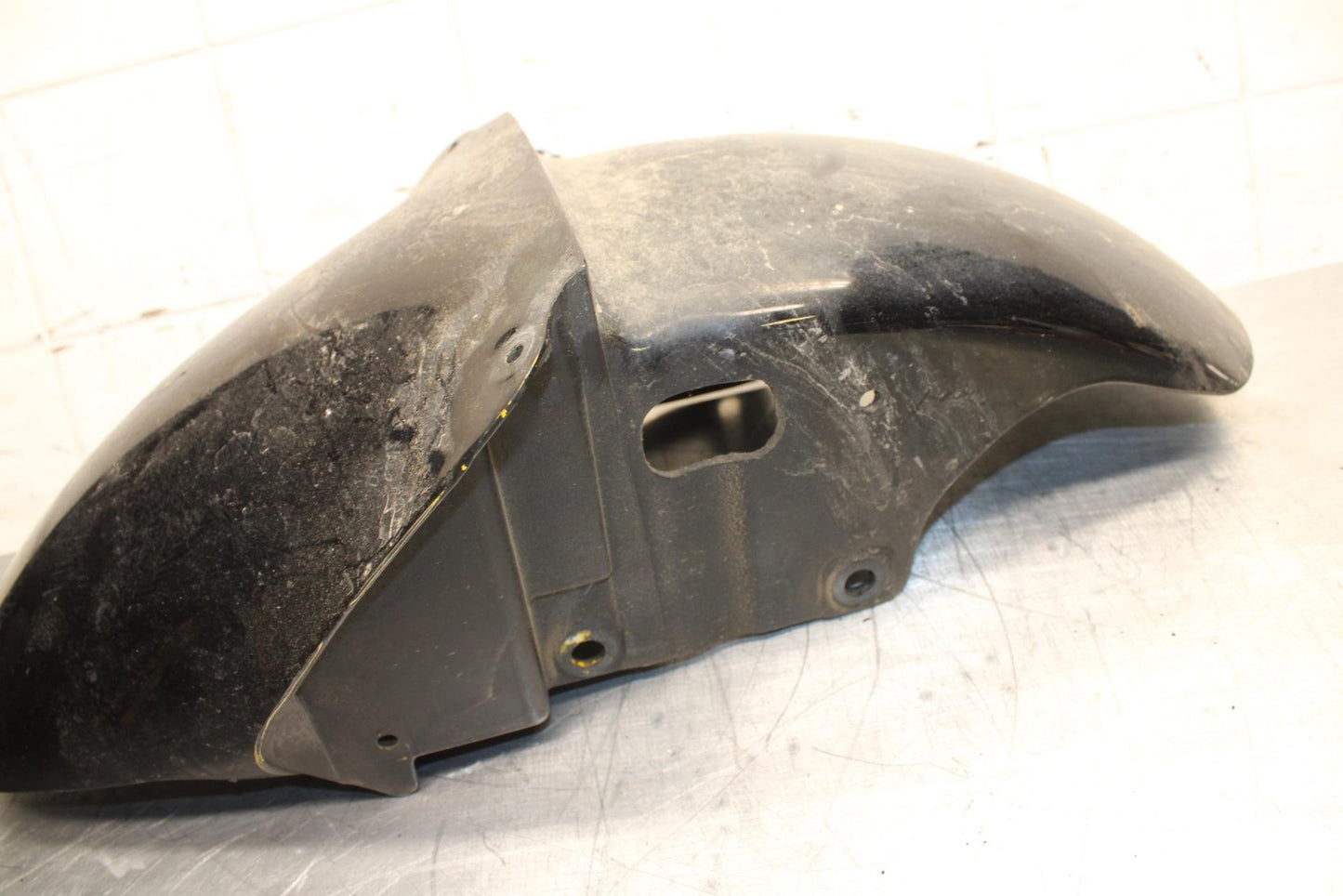 00-02 KAWASAKI NINJA ZX6R ZX600J FRONT WHEEL FENDER FAIRING 35004-1421-E1 BB489