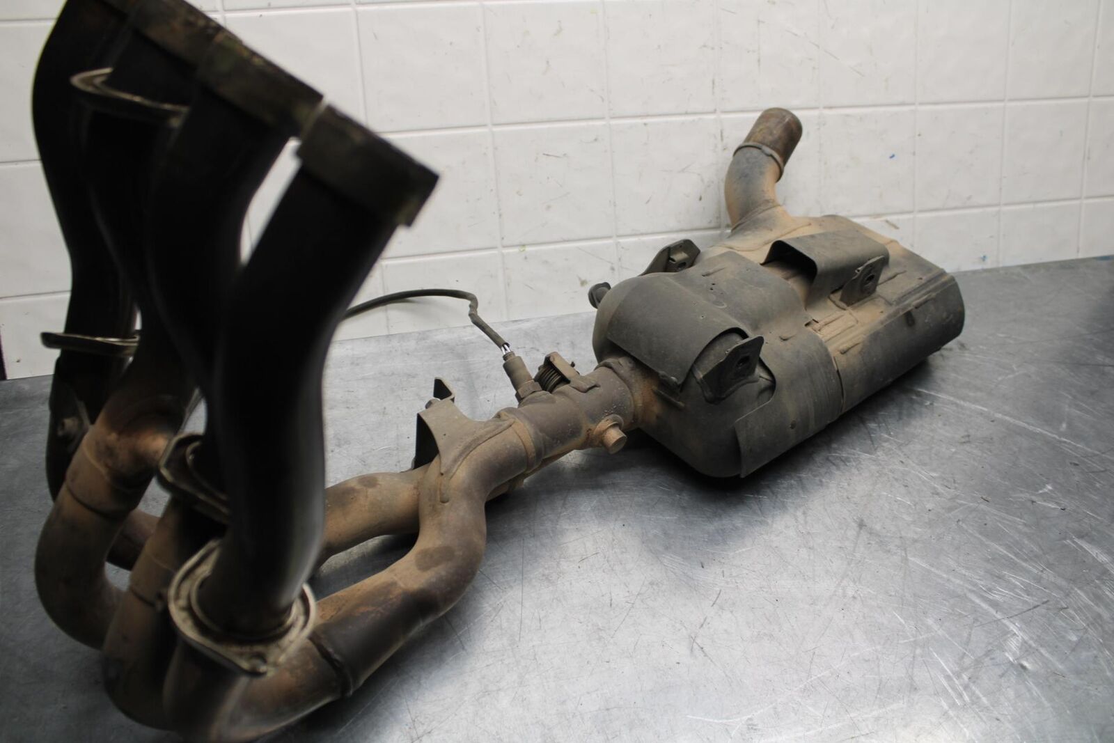 2008 Suzuki GSXR600 EXHAUST HEADER PIPES MANIFOLD 14100-37H00 BB593