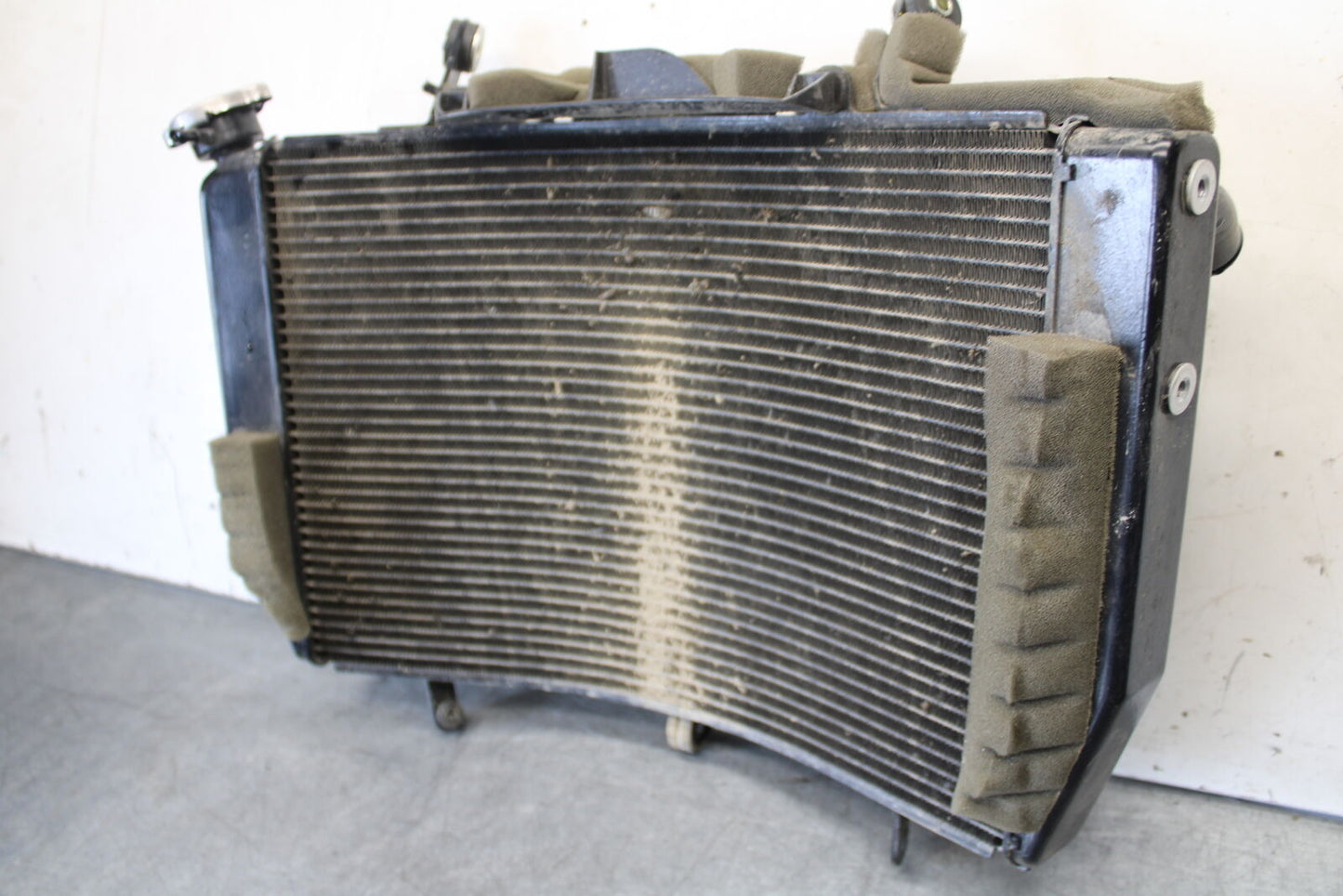08-16 YAMAHA YZF R6 ENGINE RADIATOR MOTOR COOLER COOLING RADIATER BB665