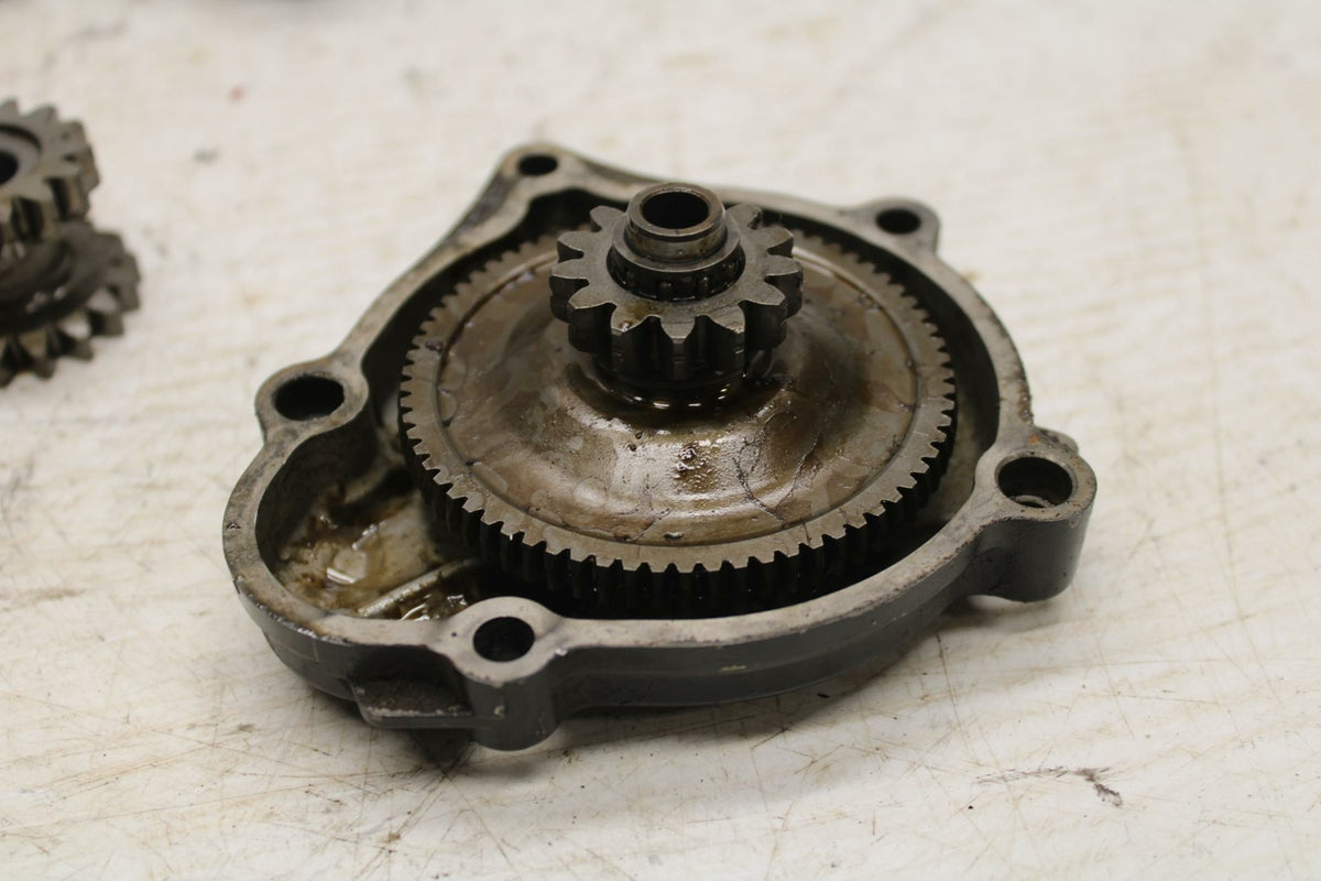 04-05 SUZUKI GSXR600 ENGINE STARTER MOTOR COVER GEARS BB245