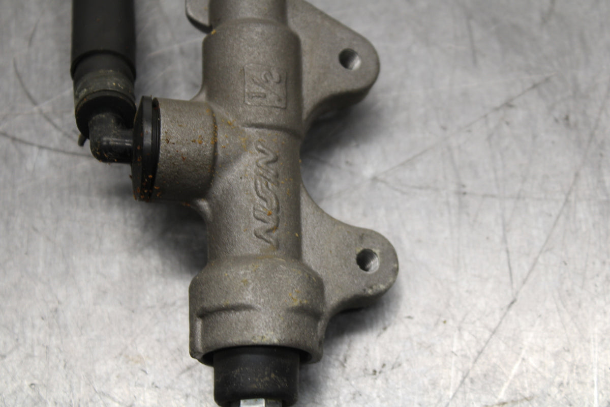 08-16 YAMAHA YZF R6 REAR BACK BRAKE MASTER CYLINDER W RESERVOIR BB127