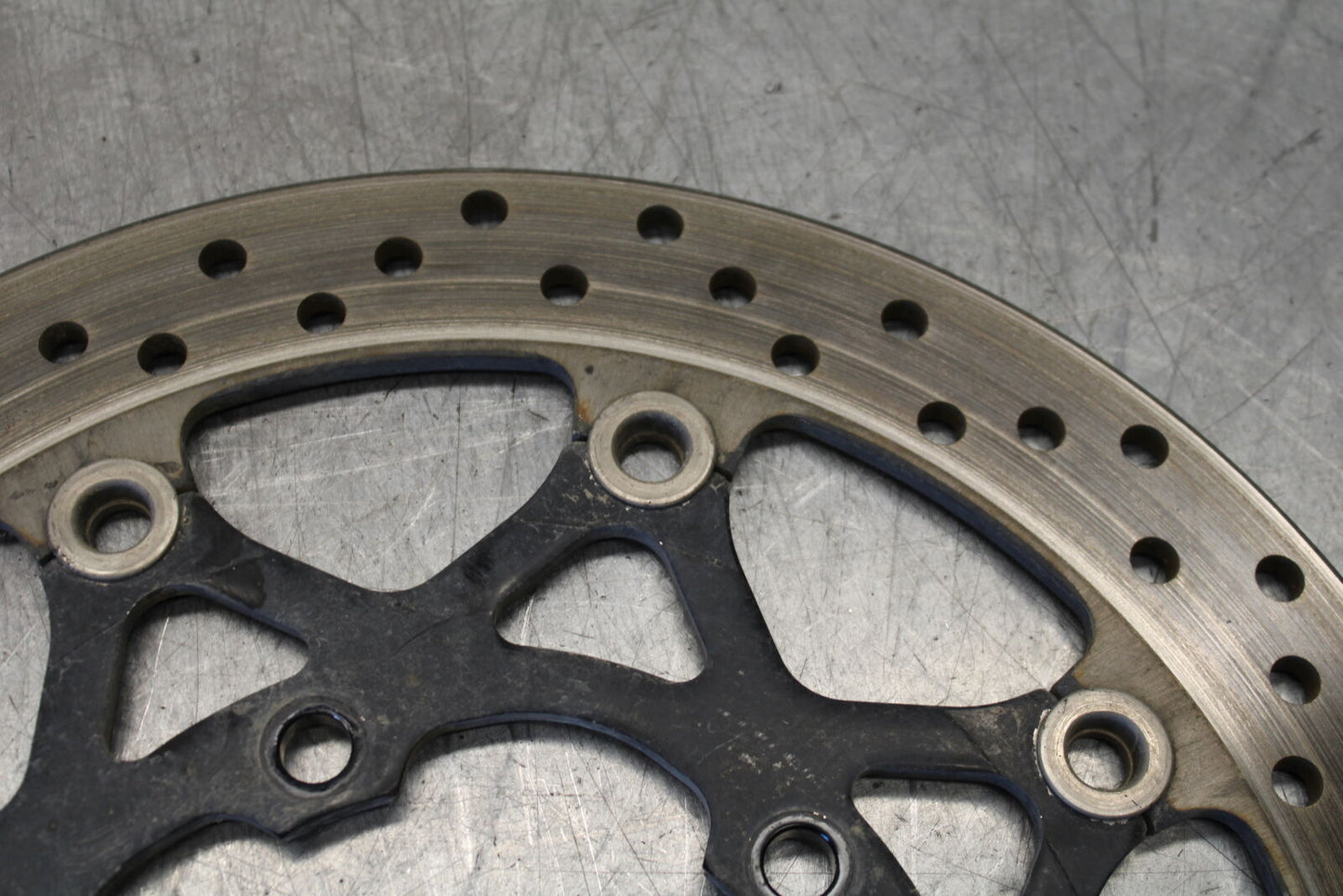 06-07 SUZUKI GSXR 600 FRONT LEFT RIGHT BRAKE ROTORS DISCS BB243