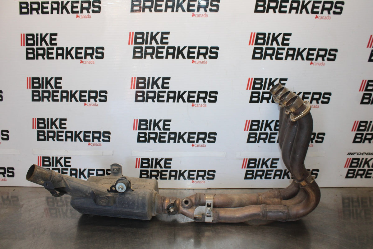18 SUZUKI GSXR750 EXHAUST HEADER PIPES MANIFOLD BB891