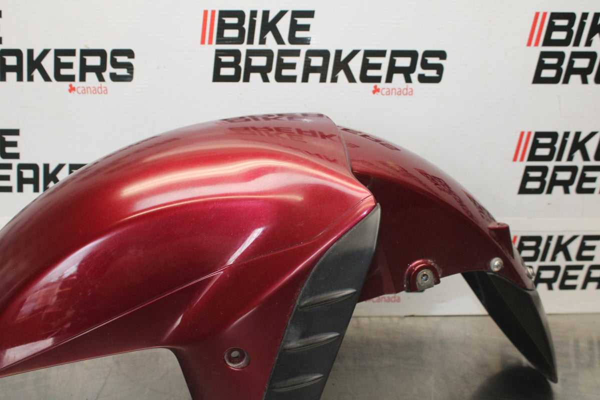 09 KAWASAKI CONCOURS 14 ZG1400B FRONT WHEEL FENDER COWL FAIRING BB875