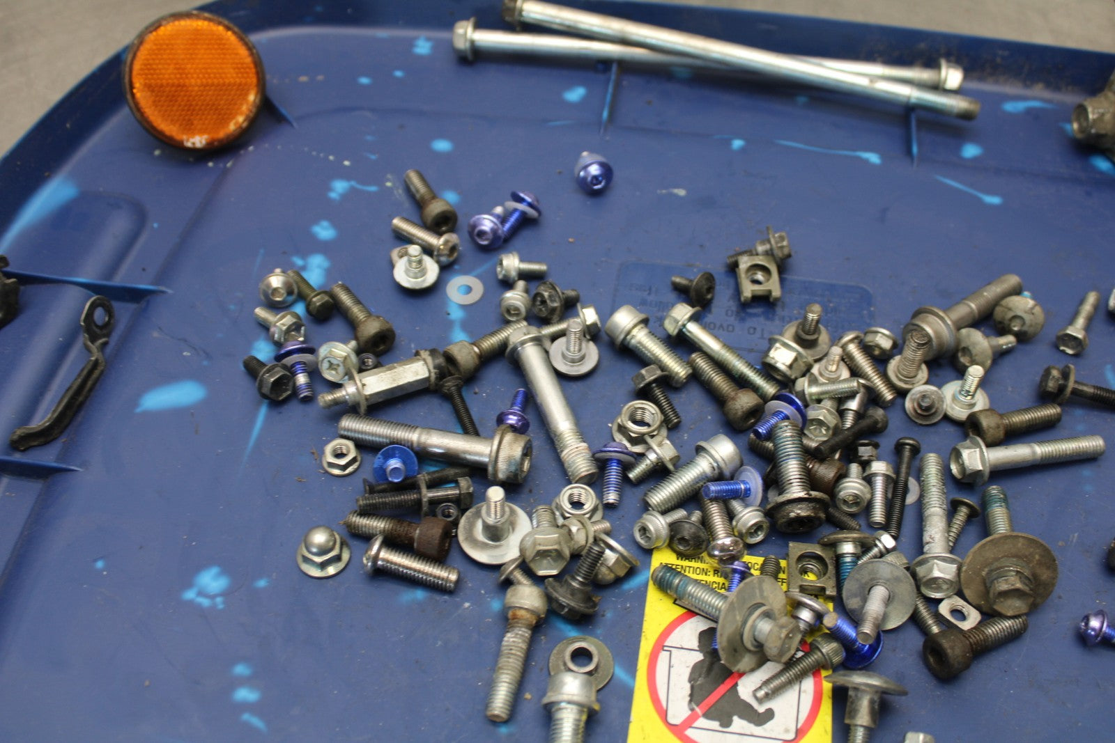 11-22 SUZUKI GSXR 600 MOUNTING BOLTS HARDWARE MOTOR SCREWS BB193