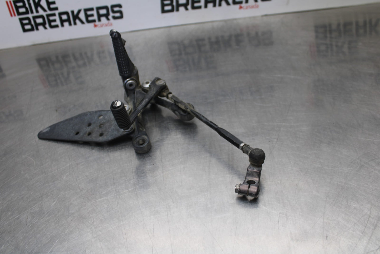 07-08 KAWASAKI NINJA ZX6R LEFT REARSET REAR SET FOOT PEG W SHIFTER BB203