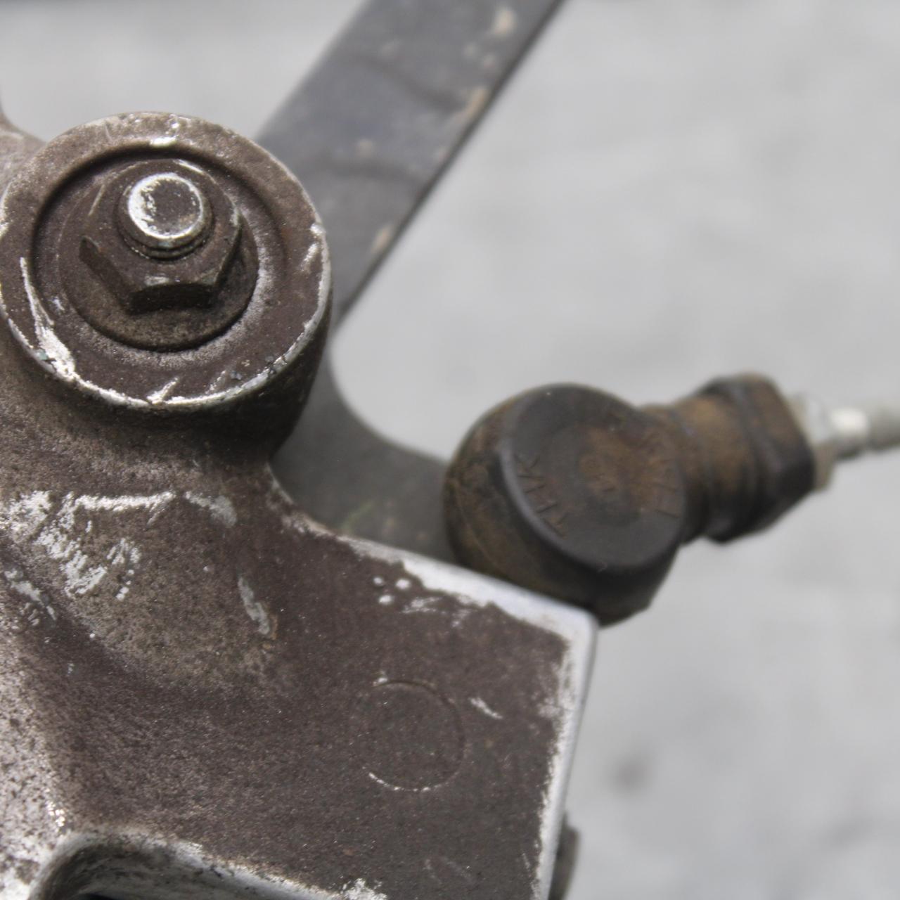 15-18 HONDA CB300FA LEFT REARSET WITH SHIFTER DRIVER FOOT PEG REST STOP BB646