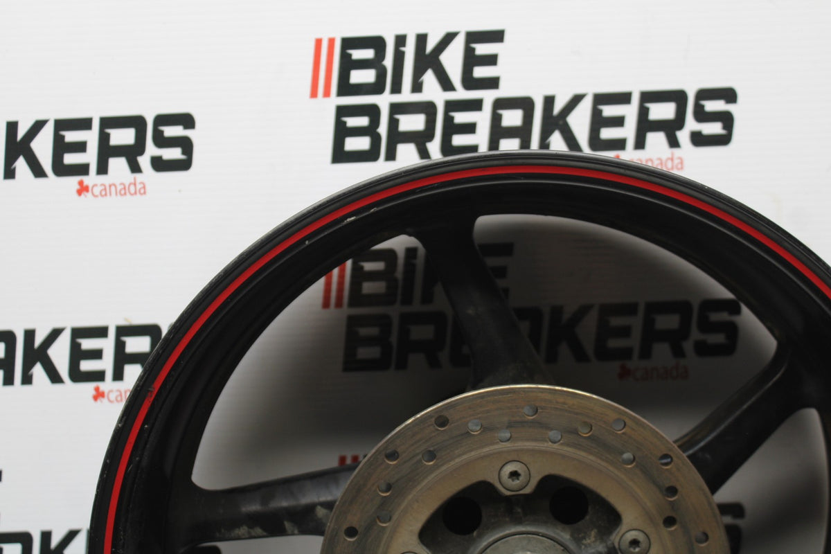 07-08 YAMAHA YZF R1 REAR WHEEL BACK RIM & BACK BRAKE DISC BB771