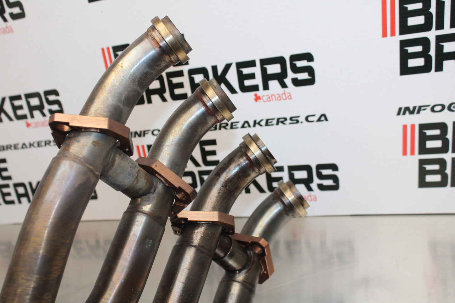 13-17 KAWASAKI NINJA ZX6R TWO BROTHERS FULL EXHAUST SYSTEM HEADERS  BB143