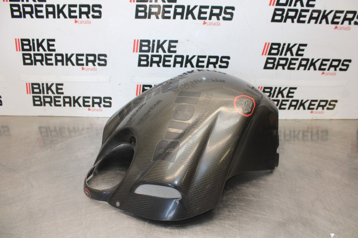 04 BUELL FIREBOLT XB12R CB - CARBON FIBER GAS TANK FUEL CELL COVER FAIRING BB903