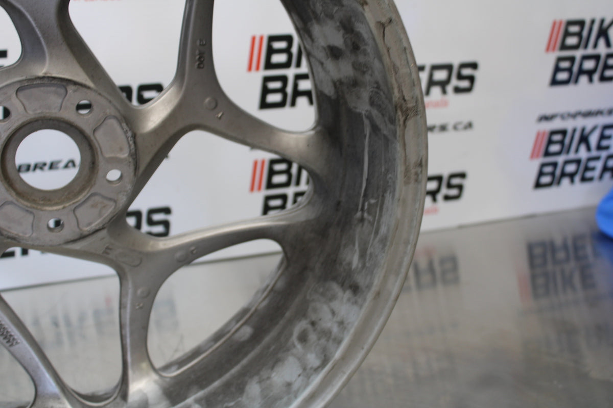 06-12 BMW F800ST REAR WHEEL BACK RIM BB144