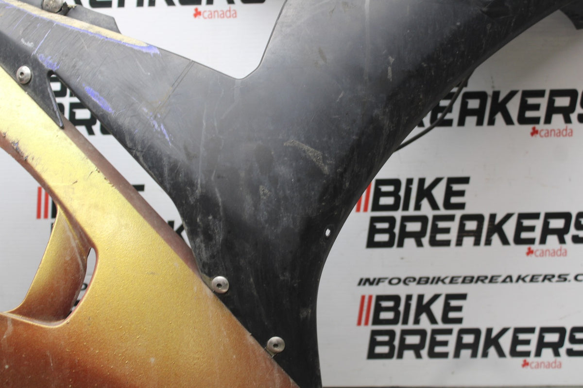 05 YAMAHA YZF R6 RIGHT LOWER MID UPPER SIDE FAIRING COWL BB858