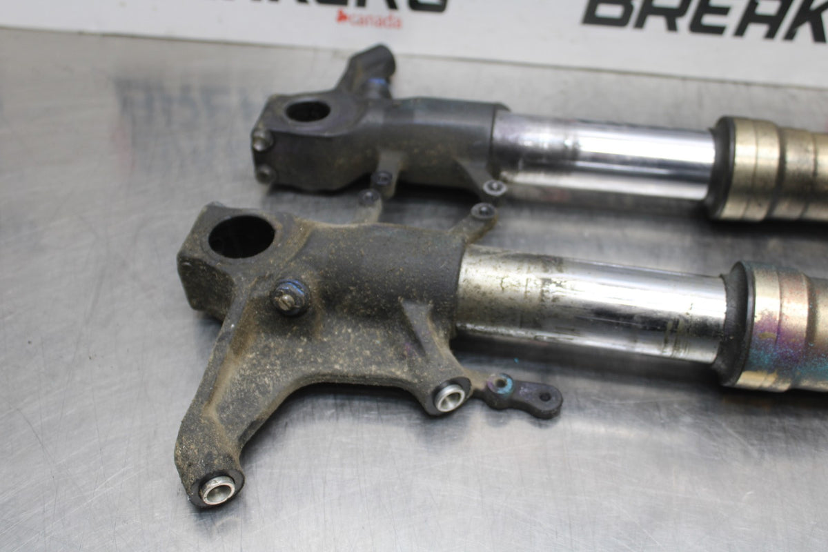 06-07 SUZUKI GSXR600 FRONT FORKS SHOCK SUSPENSION SET PAIR BB836