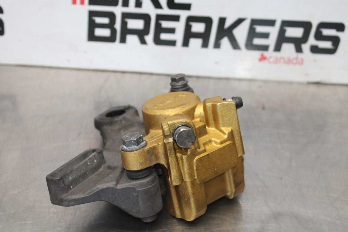 12 TRIUMPH STREET TRIPLE R REAR BACK BRAKE CALIPER W MOUNT BRACKET BB914