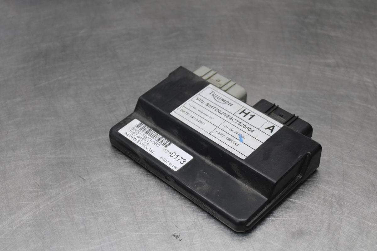 12 TRIUMPH STREET TRIPLE R ECU COMPUTER CONTROLLER UNIT BLACK BOX ECM BB914