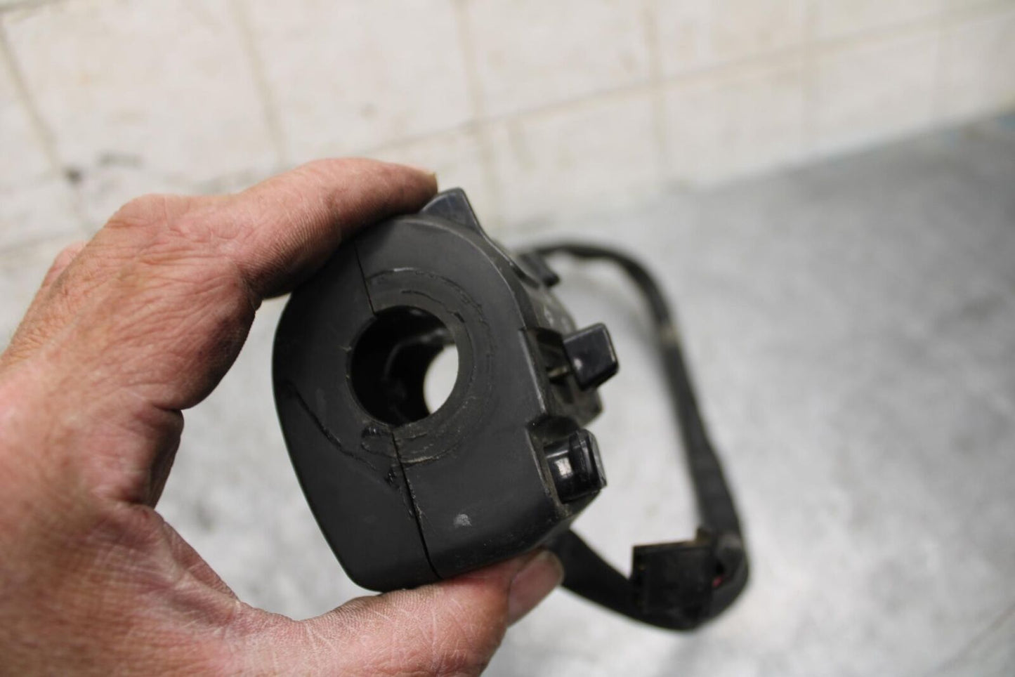 2009 Kawasaki Ninja ZX6R ZX600R LEFT CLIP ON HANDLE HORN SIGNALS SWITCH BB538