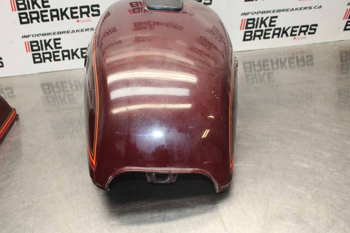 77 SUZUKI GS750 GAS TANK SIDE TAIL COWL COVER 44110-45000-13L BB779