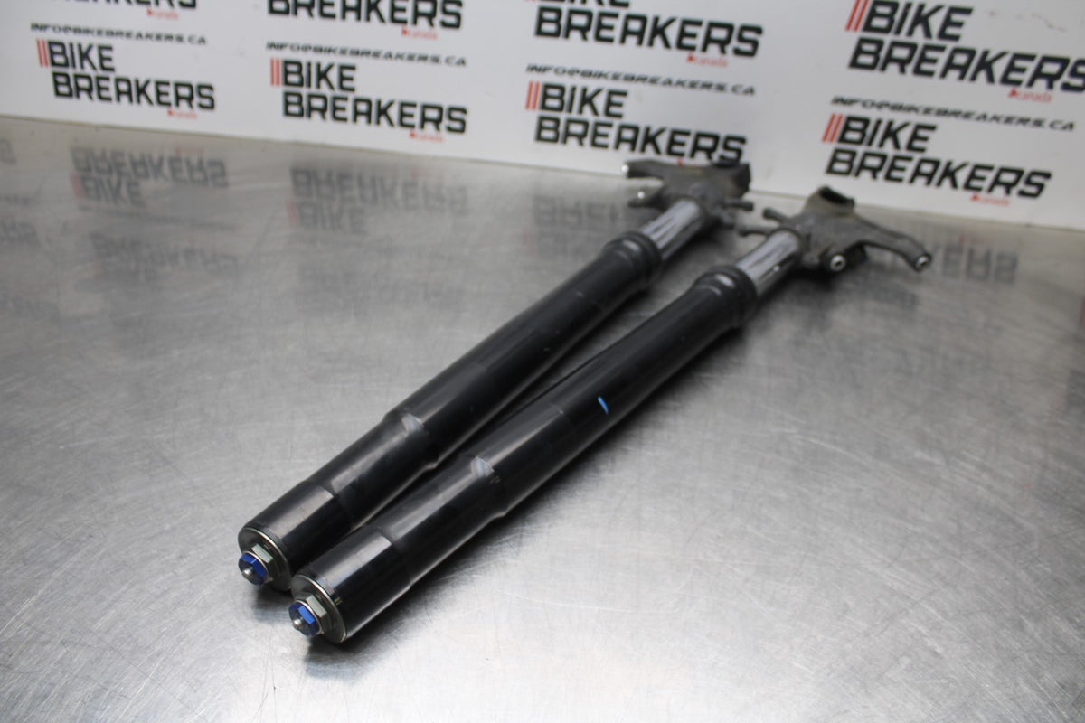 08-10 SUZUKI GSXR 600 FRONT FORKS SHOCK SUSPENSION SET PAIR BB202