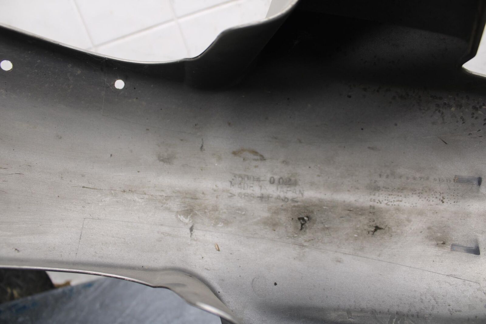 03-06 KAWASAKI Z1000 FRONT WHEEL FENDER COWL FAIRING BB487