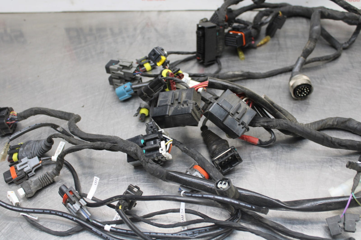 16 DUCATI 959 PANIGALE MAIN ENGINE WIRING HARNESS MOTOR WIRE LOOM BB912