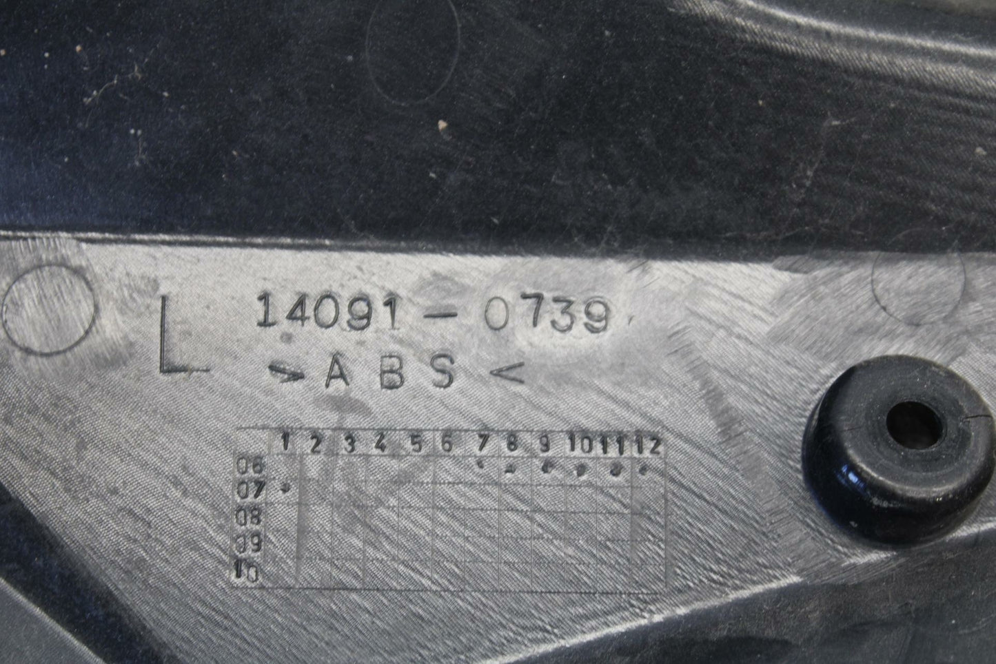 07-09 KAWASAKI VERSYS 650 RIGHT LEFT FRAME MID SIDE COVERS COWLS PANELS TRIM BB3