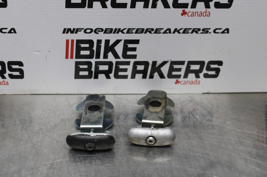 10 SUZUKI SV650 SWINGARM CHAIN TENSIONER ADJUSTMENT BRACKETS  BB181