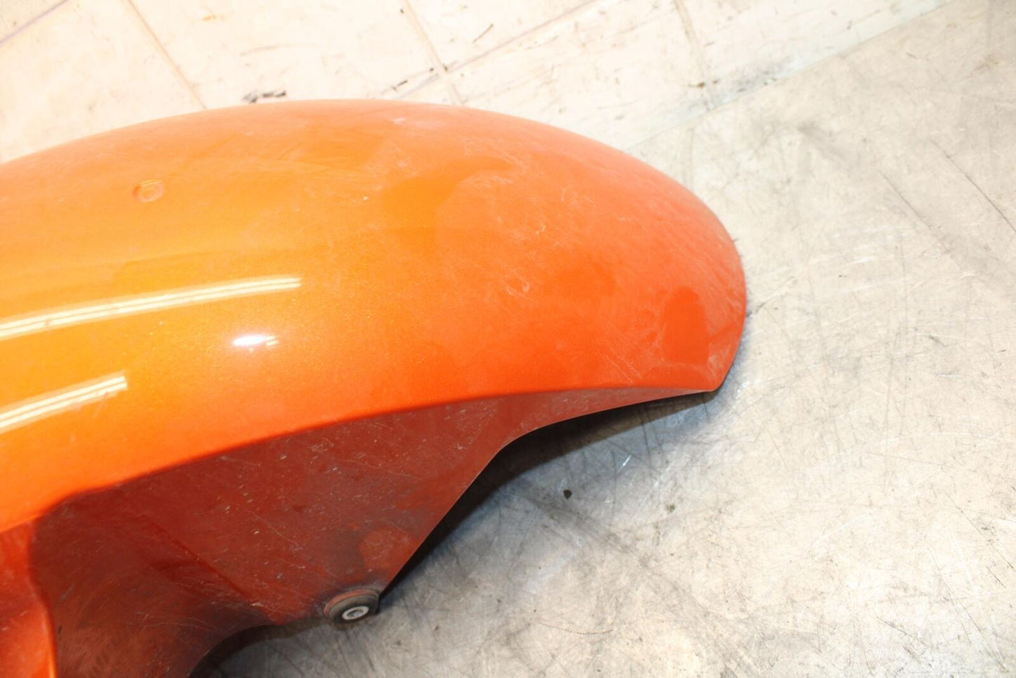 2009 Yamaha YZF R6 ORANGE FRONT WHEEL FENDER COWL FAIRING BB532