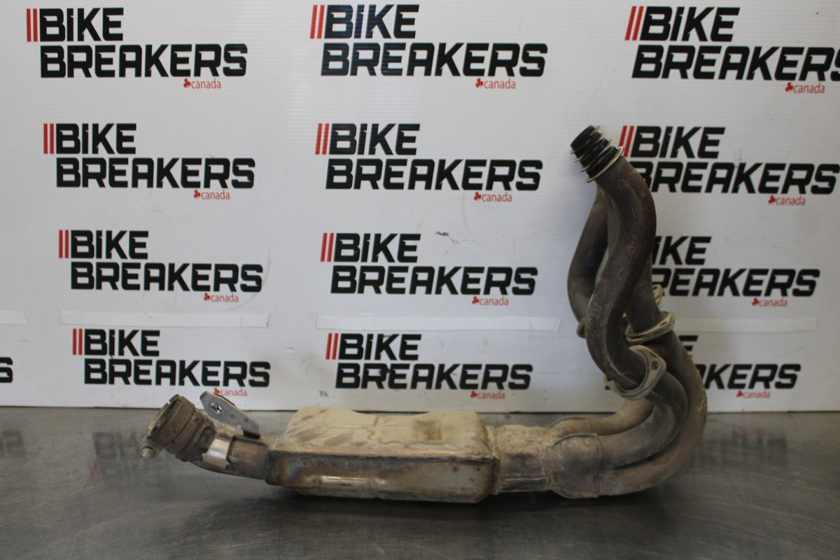 08 KAWASAKI ZX6R EXHAUST HEADER PIPES MANIFOLD BB896