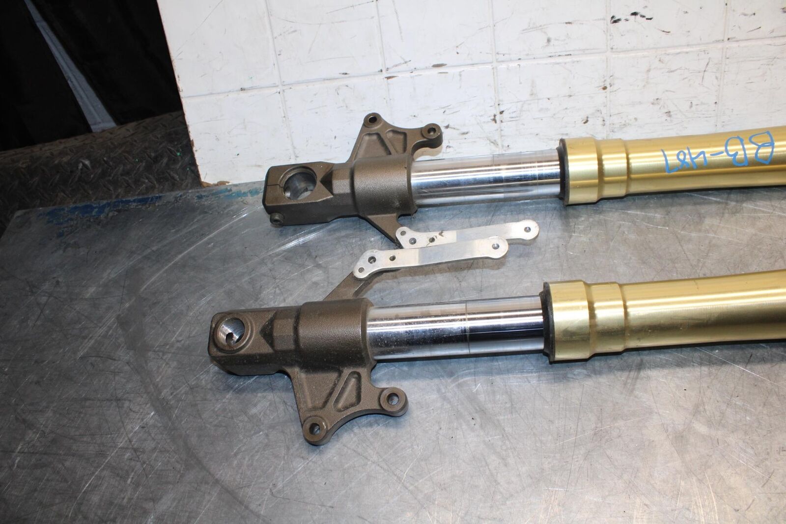 03-06 KAWASAKI Z1000 FRONT FORKS SHOCK SUSPENSION SET PAIR