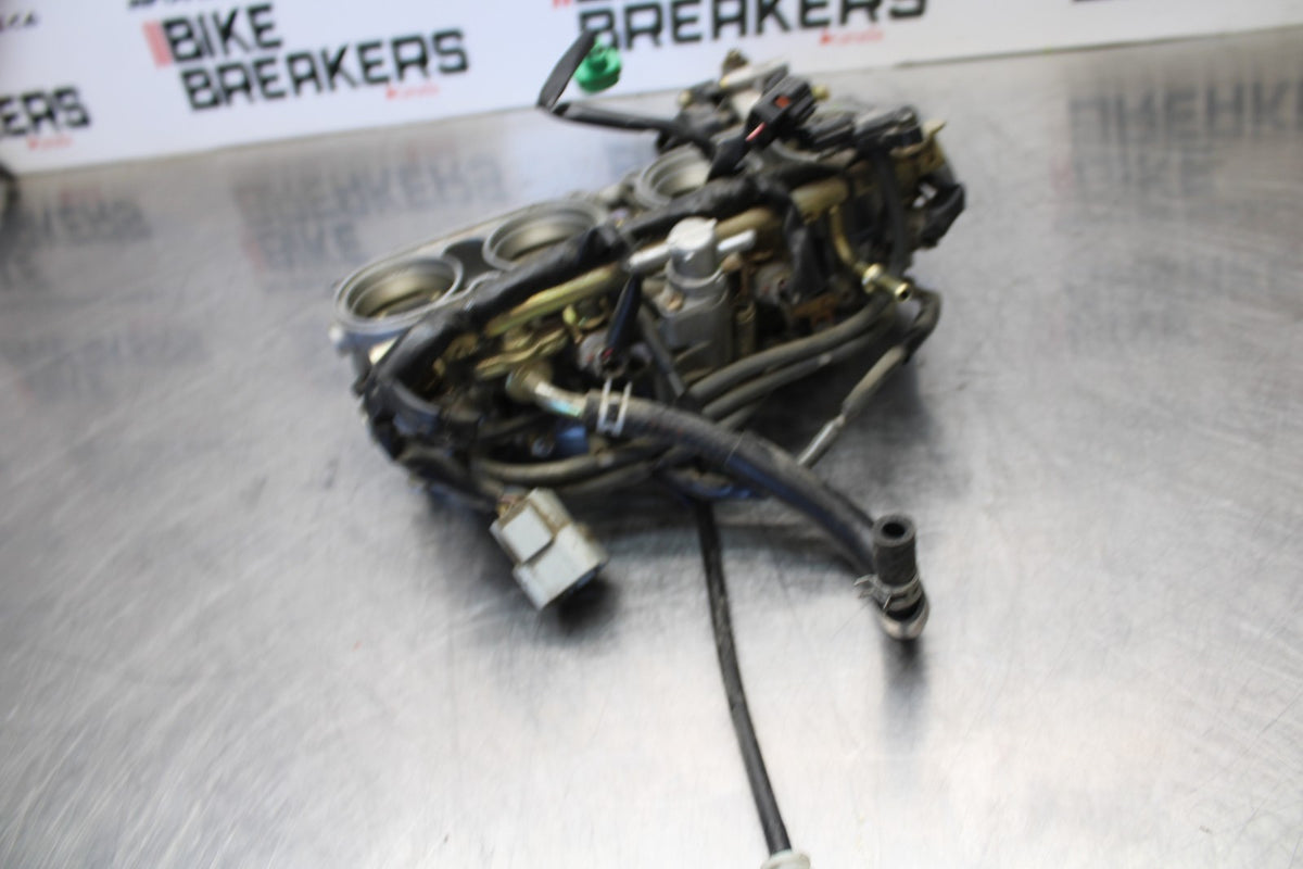 04-05 YAMAHA YZF R1 MAIN FUEL INJECTORS / THROTTLE BODIES BB173