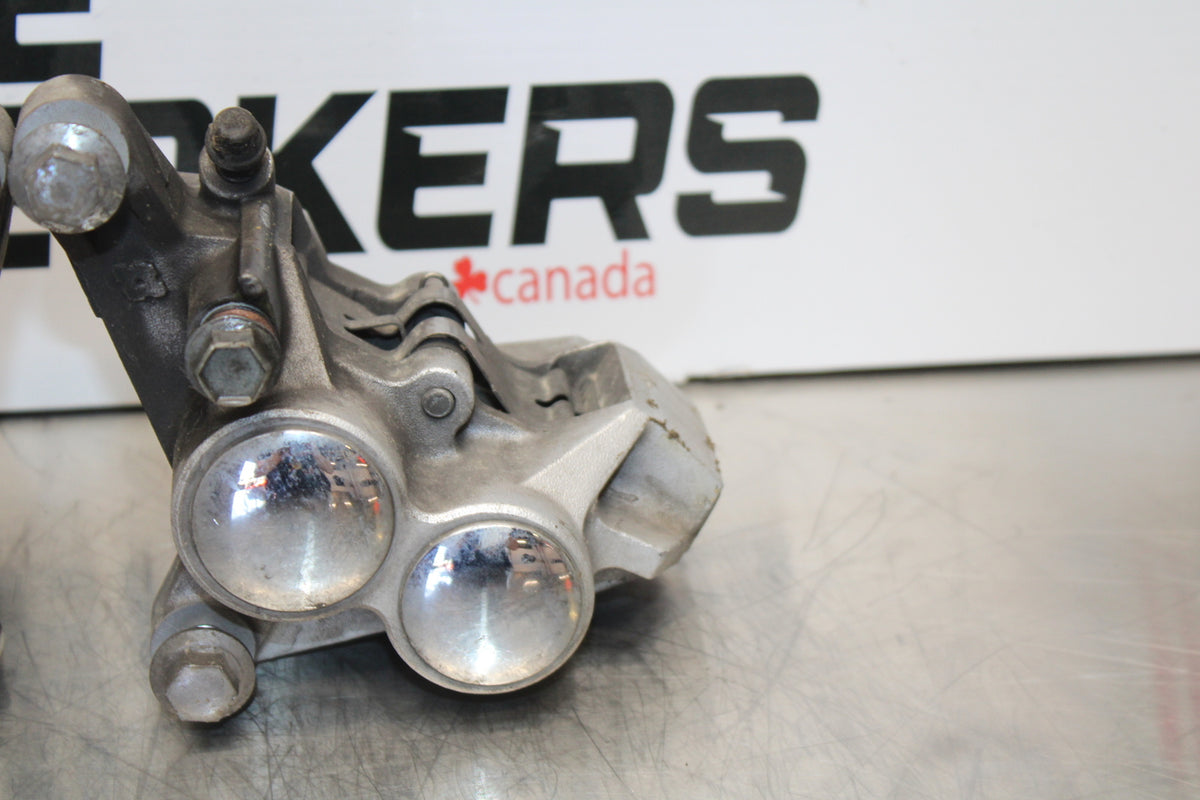 04 YAMAHA ROAD STAR XV1700A RIGHT LEFT FRONT BRAKE CALIPER SET BB155