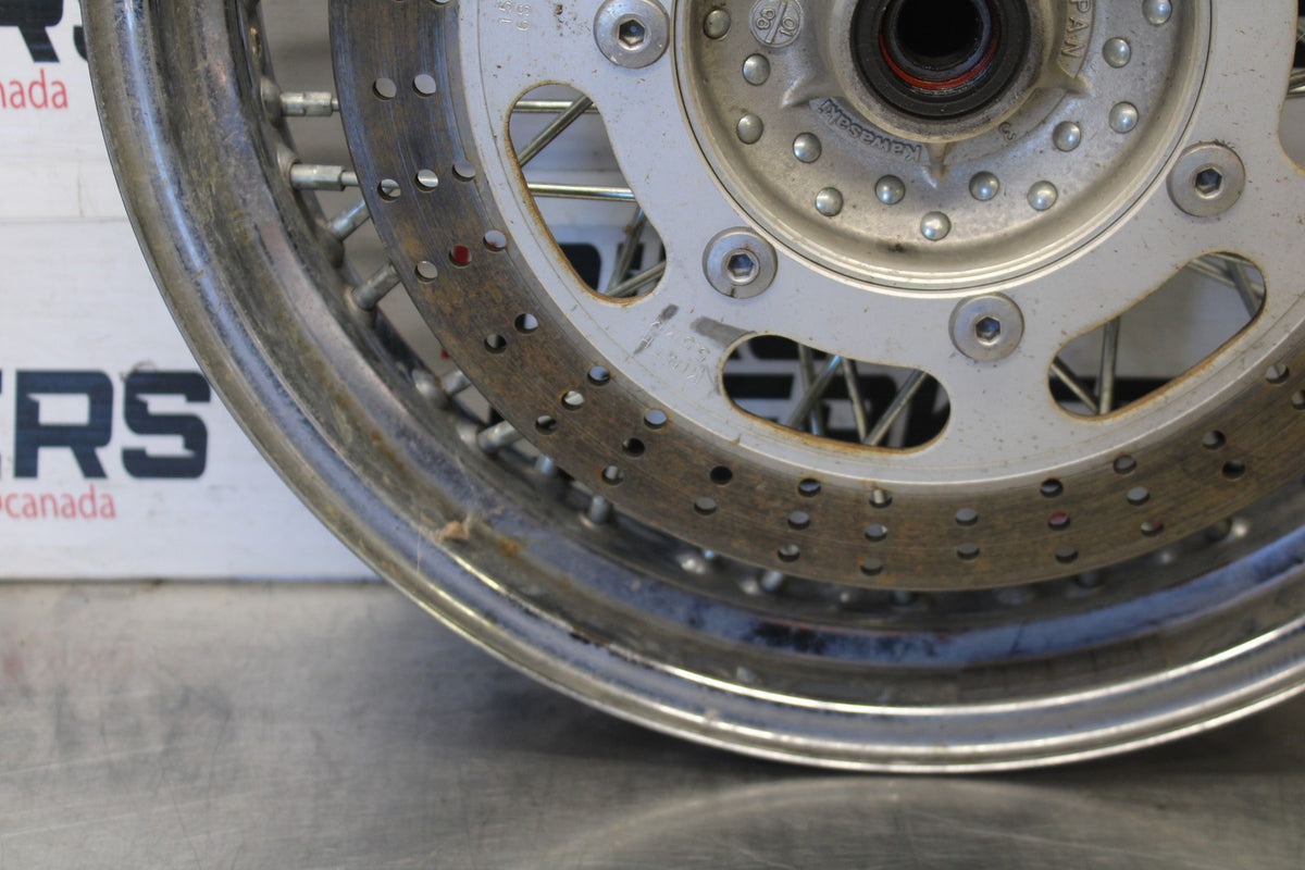 97 KAWASAKI VULCAN 1500 VN1500D CLASSIC FRONT WHEEL FRONT RIM & ROTOR BB936