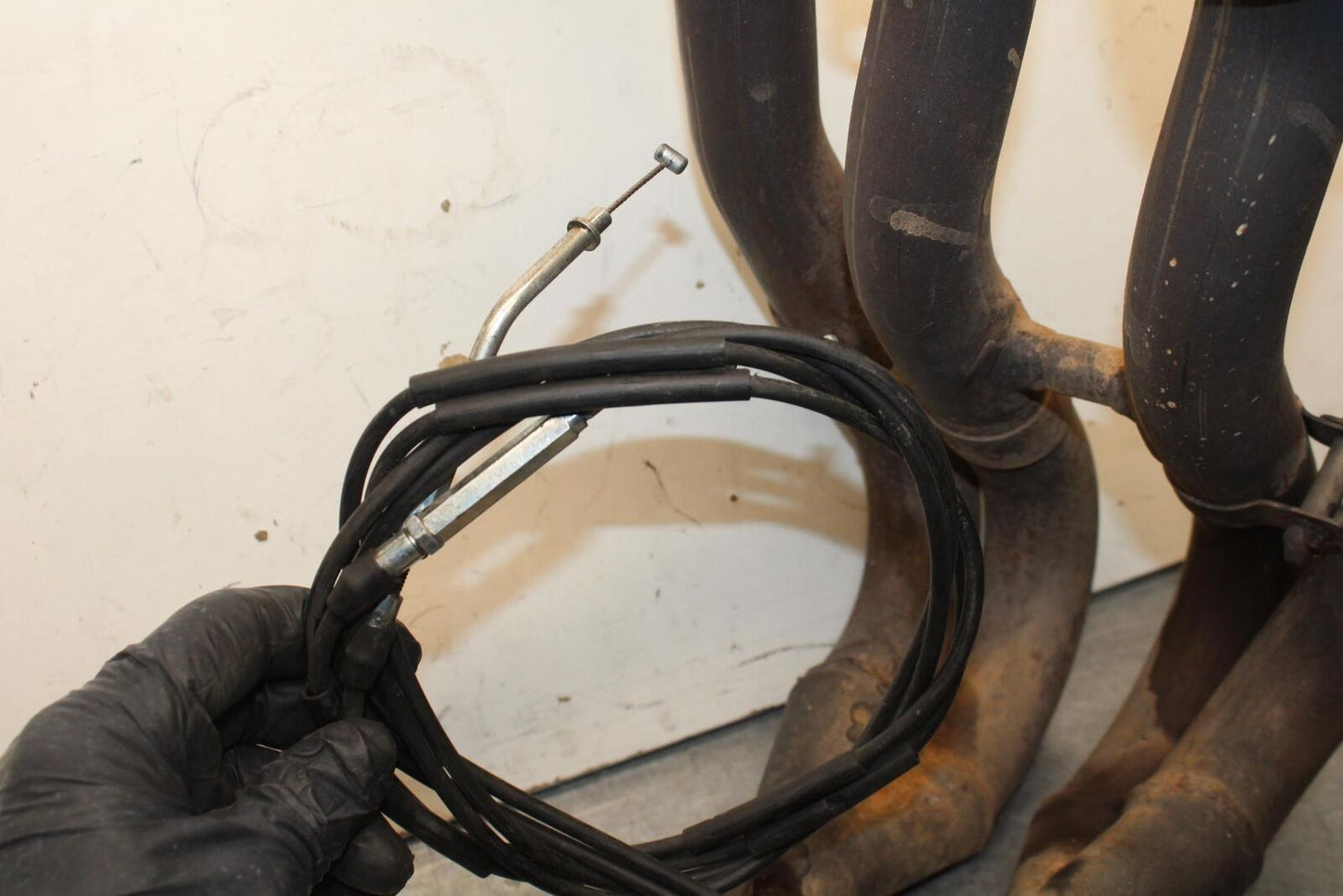 2007 Suzuki GSXR750 FULL EXHAUST SYSTEM HEADERS PIPE MUFFLER 14100-02H10 BB613
