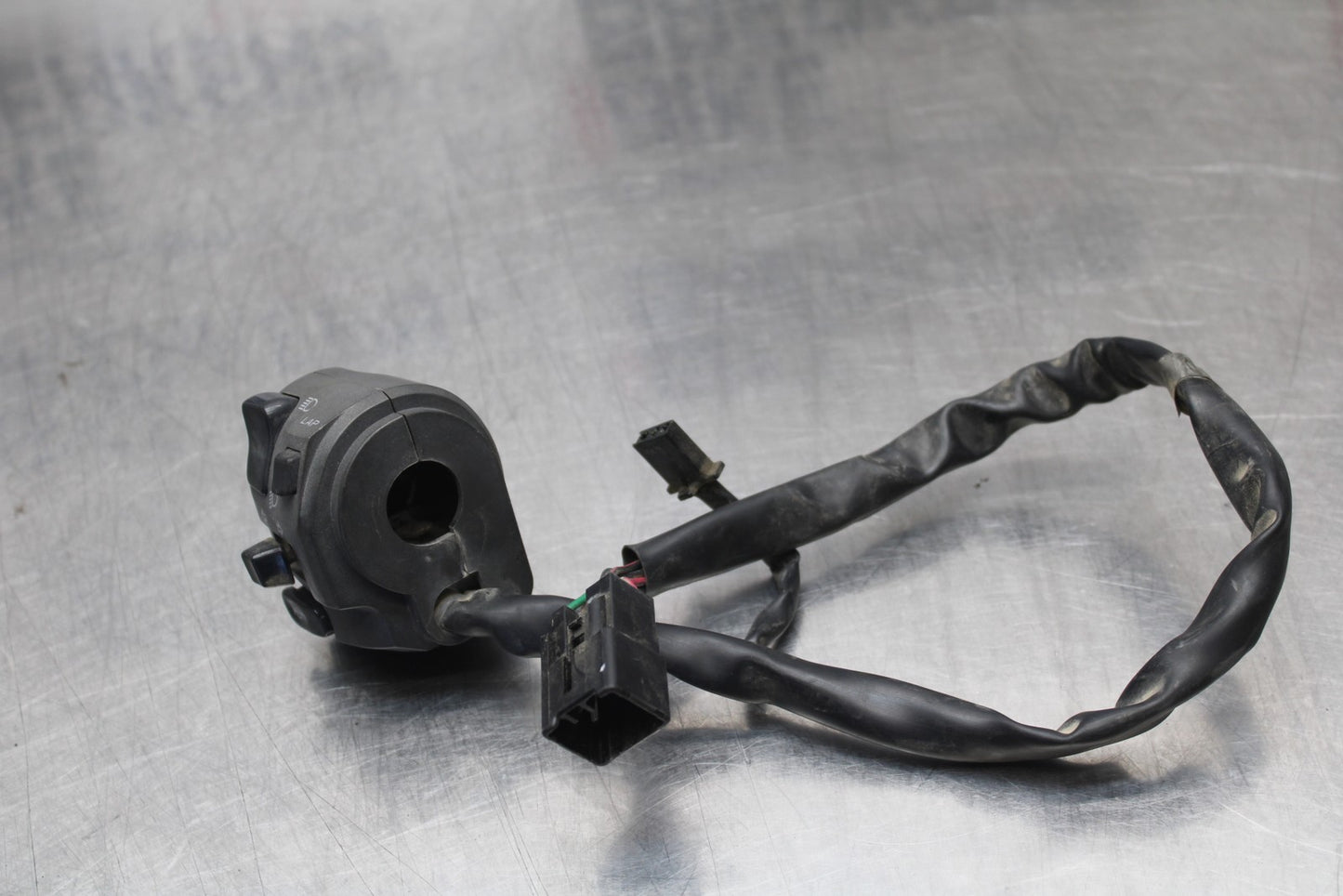 07-08 KAWASAKI NINJA ZX6R LEFT CLIP ON HANDLE HORN SIGNALS SWITCH SWITCHES BB203