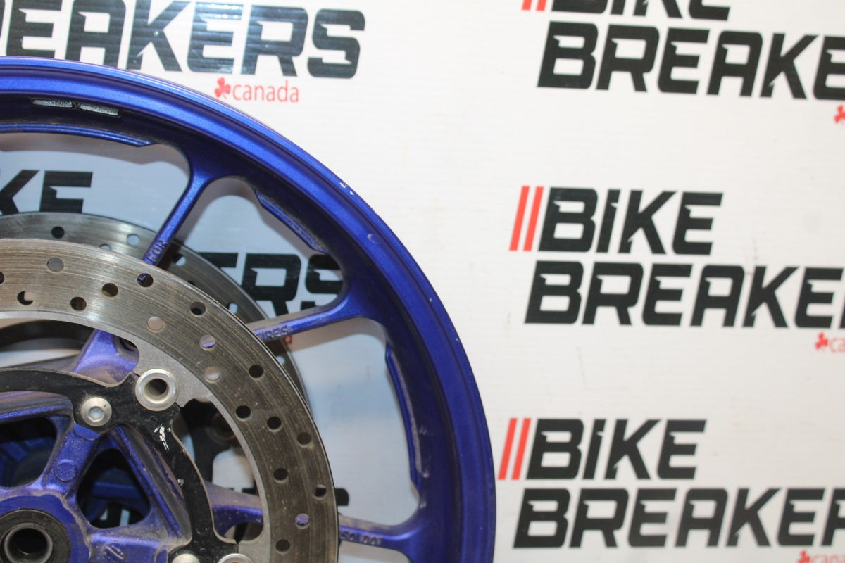 14-17 YAMAHA FZ09 FRONT WHEEL FRONT RIM & ROTORS BB102