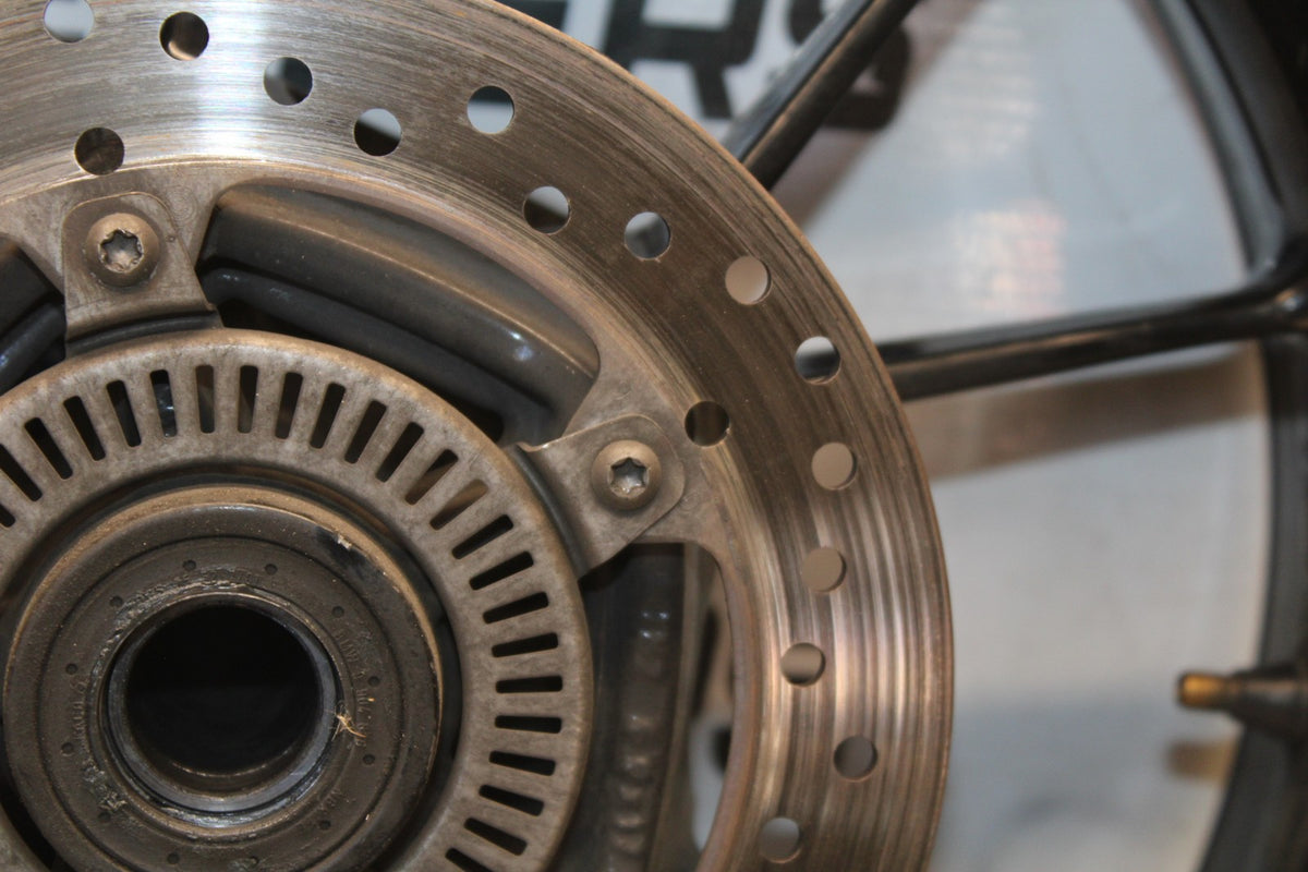 10-11 BMW S1000RR REAR WHEEL BACK RIM & ROTOR BB941