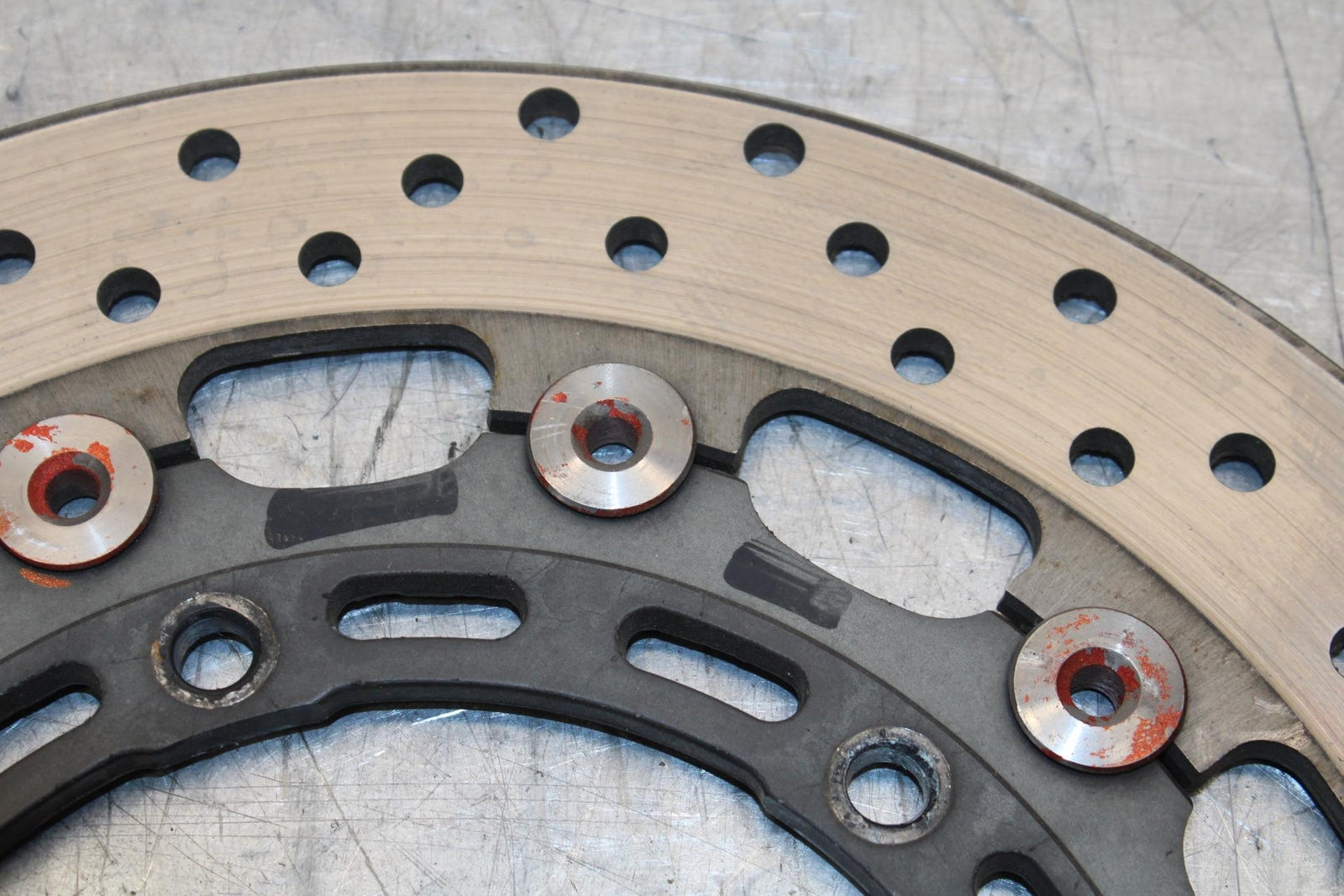 2000 Yamaha YZF R6 FRONT LEFT RIGHT BRAKE ROTORS DISCS 4SV-2581T-01-00 BB558