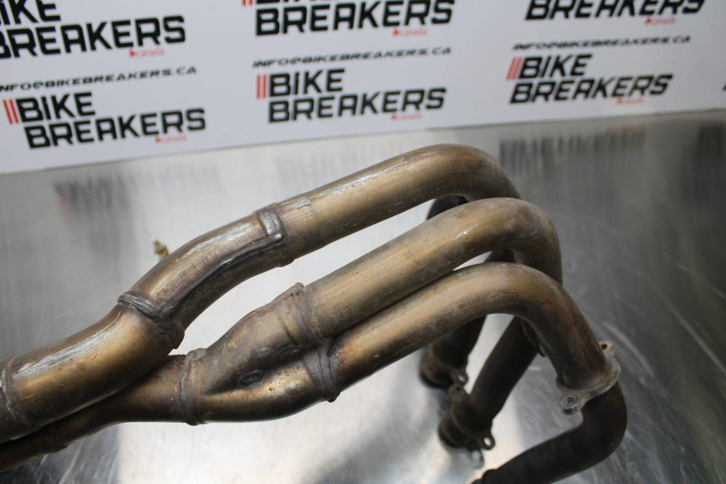 09 HONDA CBR600RR EXHAUST HEADER PIPES MANIFOLD BB760