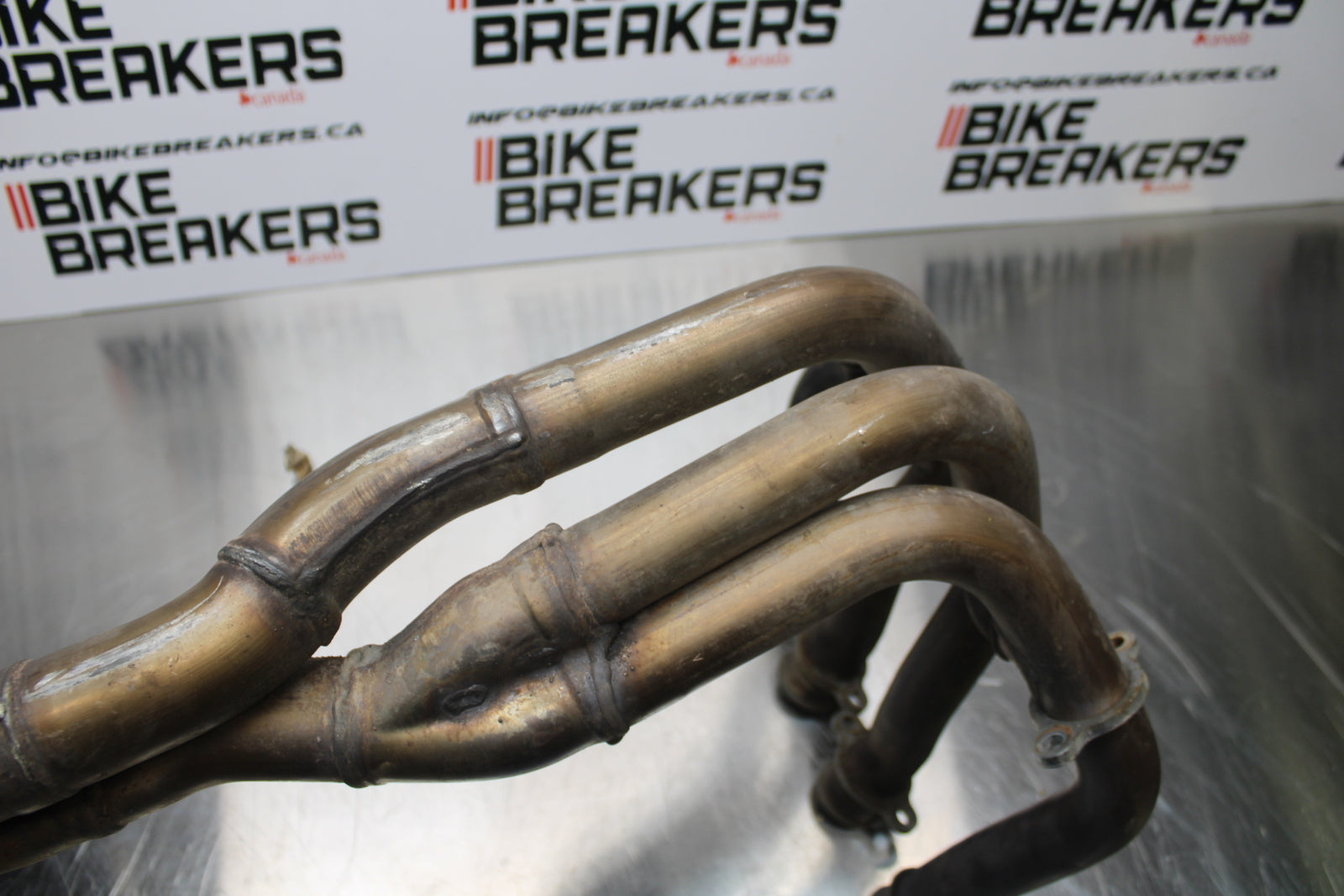 09 HONDA CBR600RR EXHAUST HEADER PIPES MANIFOLD BB760