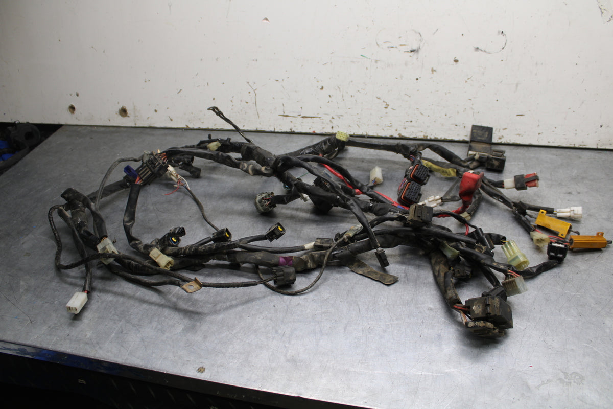 07-08 YAMAHA YZF R1 MAIN ENGINE WIRING HARNESS MOTOR WIRE LOOM BB724