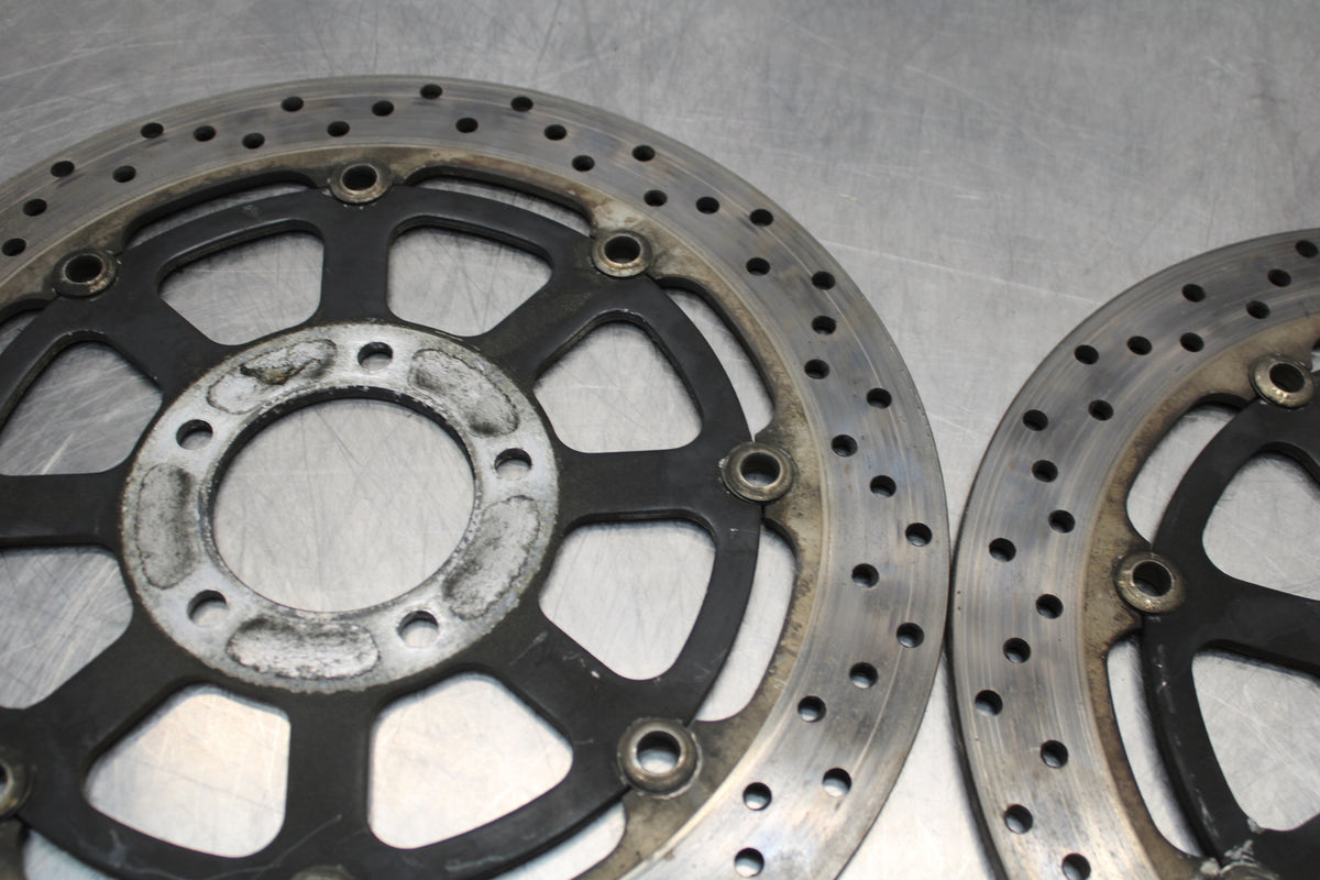 99-07 SUZUKI HAYABUSA GSX1300R FRONT LEFT RIGHT BRAKE ROTORS DISCS BB281