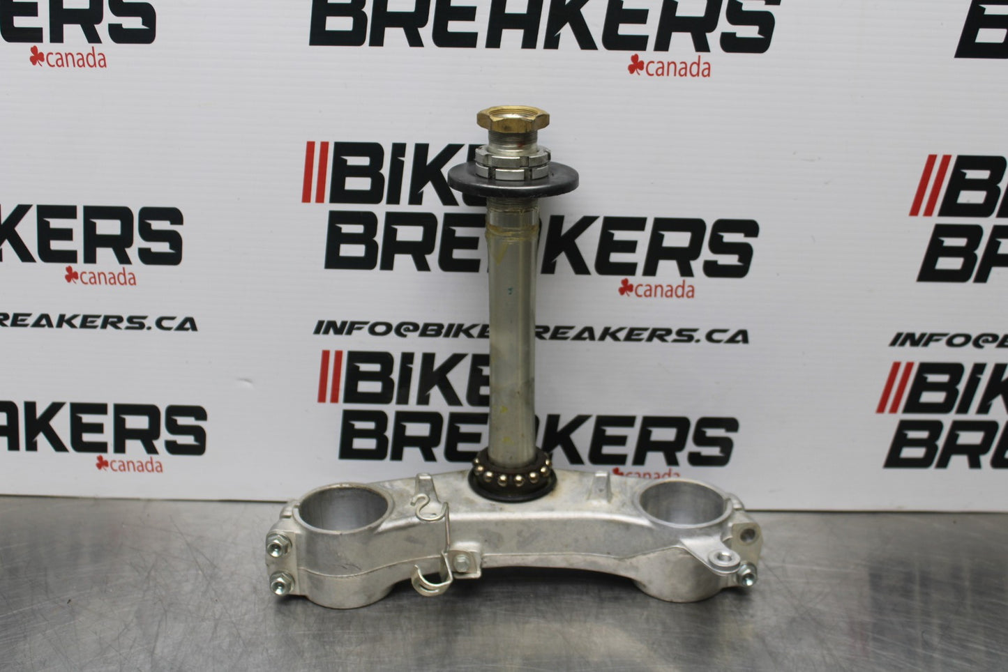 11-22 SUZUKI GSXR 600  FRONT FORKS CLAMP LOWER TRIPLE TREE STEM BB193