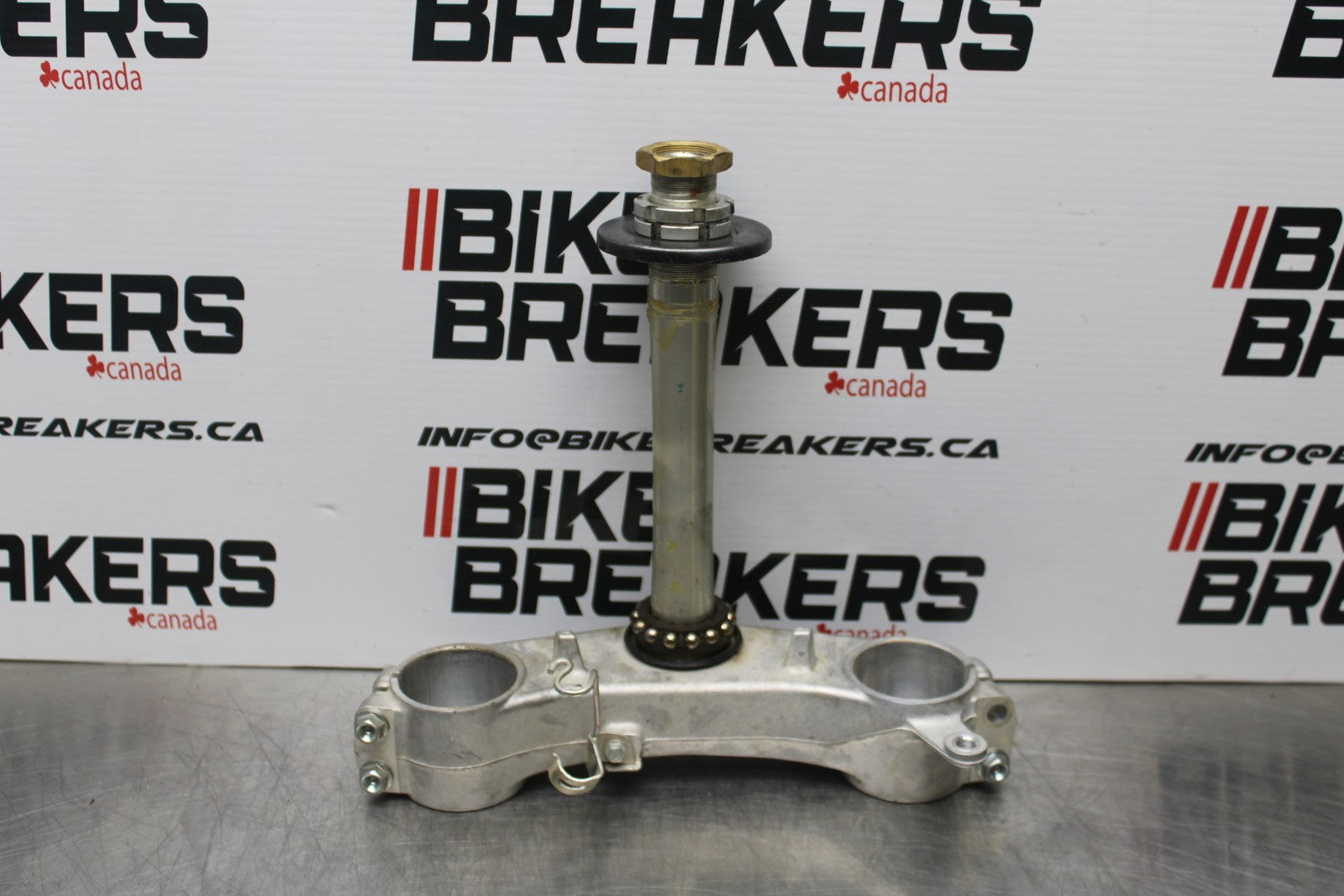 11-22 SUZUKI GSXR 600  FRONT FORKS CLAMP LOWER TRIPLE TREE STEM BB193