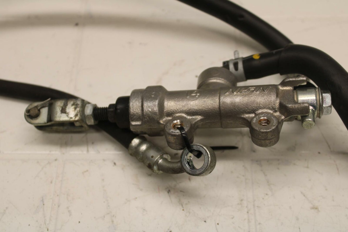 13 SUZUKI GSXR750 REAR BACK BRAKE MASTER CYLINDER W RESERVOIR BB17