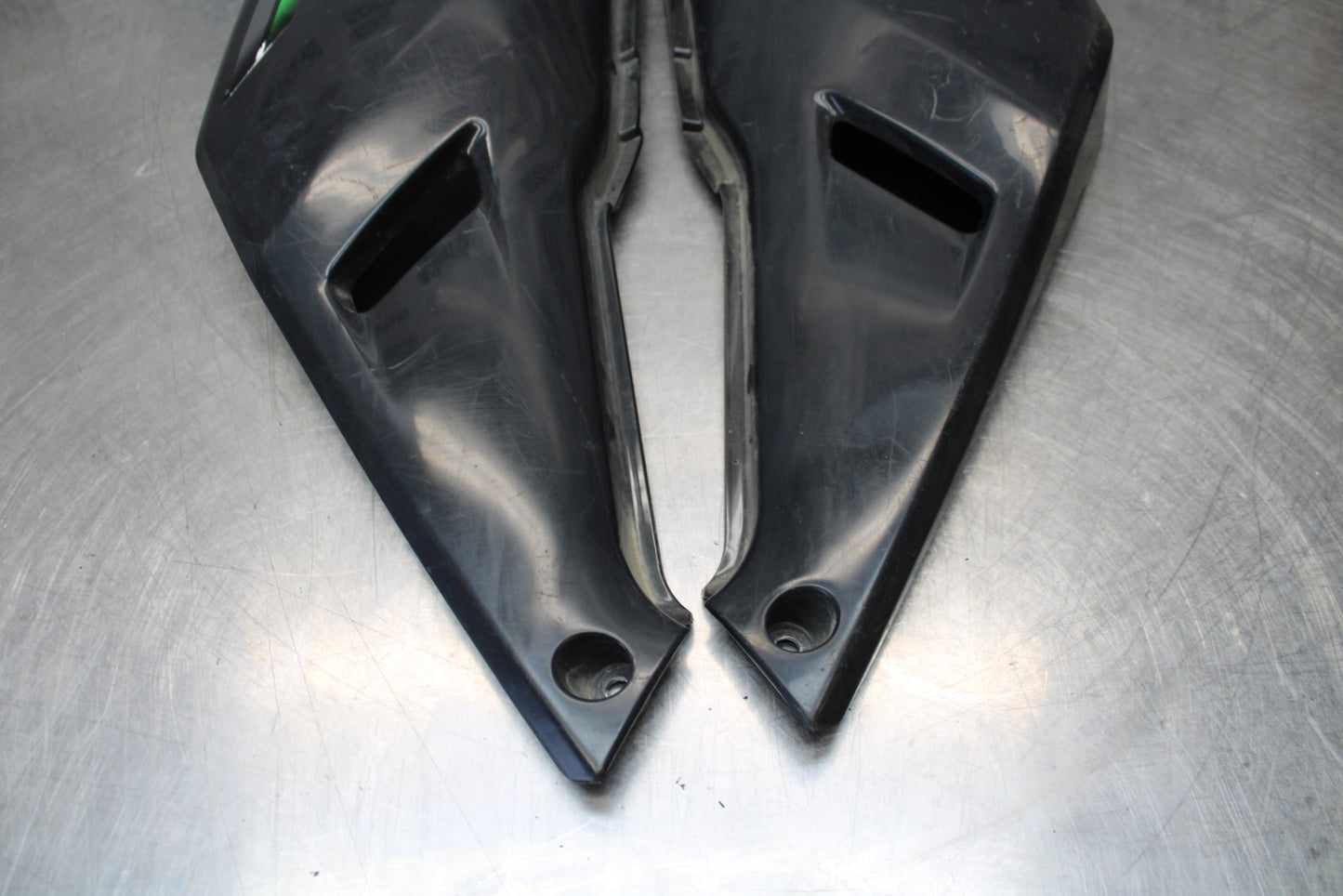 08-18 KAWASAKI KLR650 RIGHT & LEFT REAR BACK TAIL FAIRING COWL SHROUD BB183