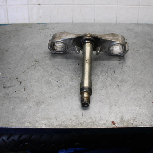 06-07 KAWASAKI NINJA ZX14R FRONT FORKS CLAMP LOWER TRIPLE TREE STEM bb433