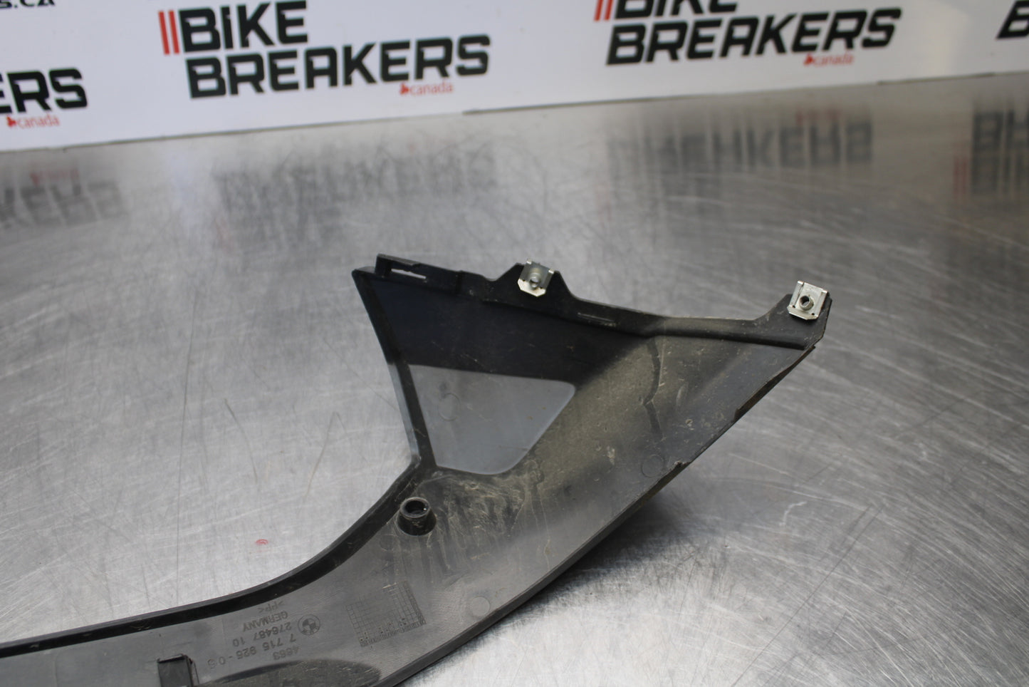10-11 BMW S1000RR LEFT GAS TANK FUEL CELL PANEL COVER TRIM COWL  BB168