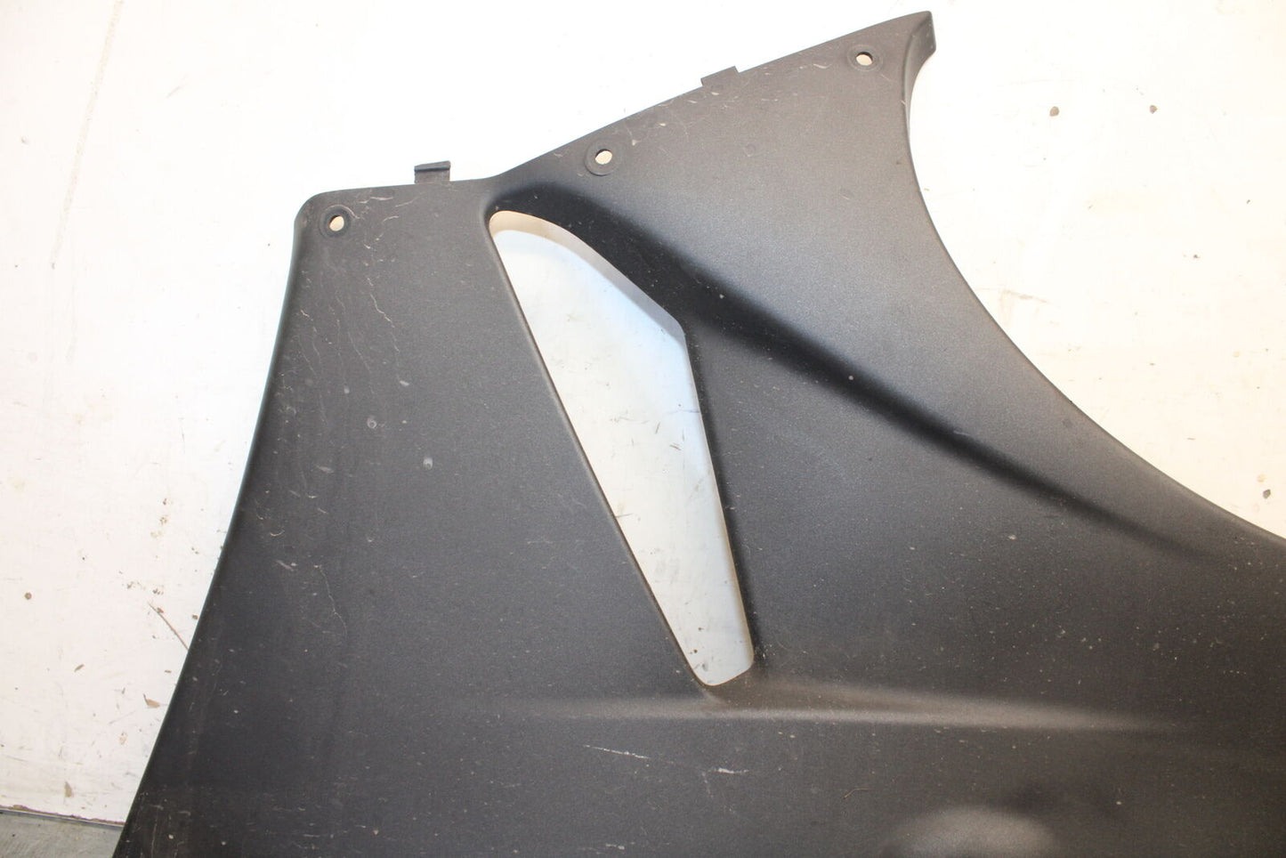 09-12 KAWASAKI NINJA ZX6R LEFT LOWER BOTTOM BELLY SIDE FAIRING COWL BB698