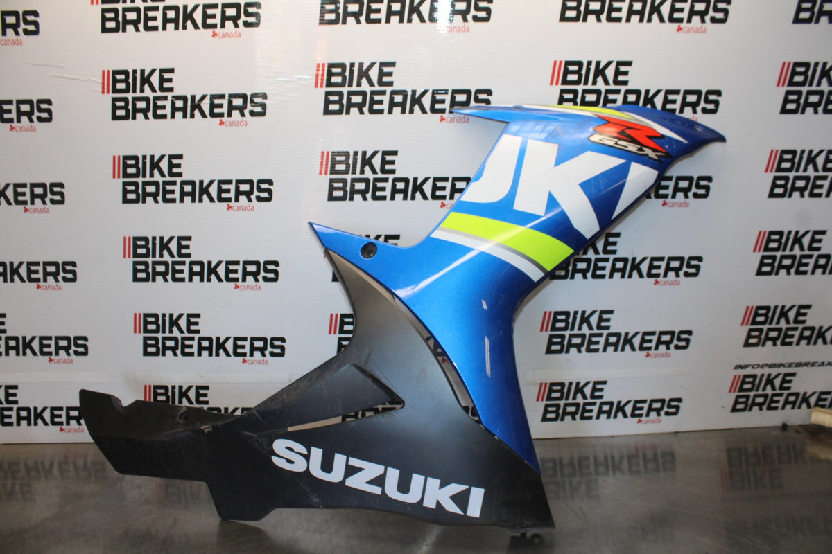 18 SUZUKI GSXR750 OEM RIGHT LOWER MID UPPER SIDE FAIRING COWL  BB891
