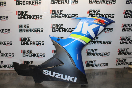 18 SUZUKI GSXR750 OEM RIGHT LOWER MID UPPER SIDE FAIRING COWL  BB891